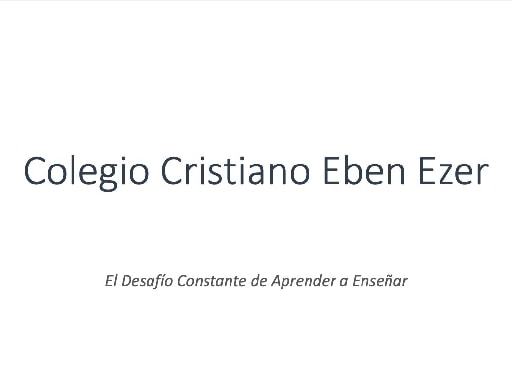 COLEGIO CRISTIANO EBEN-EZER ANEXO