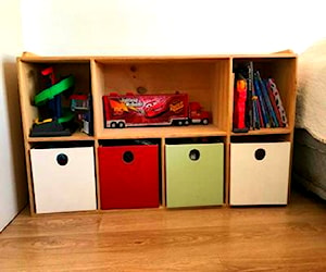 Mueble organizador para niños