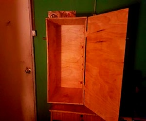 Caja de madera grande 80x40 recien barnizada