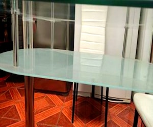 Comedor vidrio 1.40 x 80