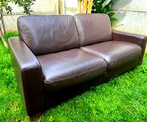 Sofá 100% cuero Natuzzi