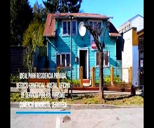 Casa con terreno de 200 centro Panguipull