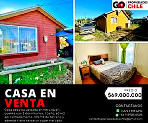 Vende casa en pitrufquen