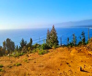  sitio en pelluhue con vista a la playa