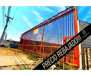 Se vende terreno industrial en avenida La Cantera