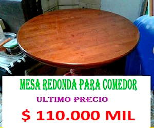 <p>SOLO Mesa redonda de comedor</p>