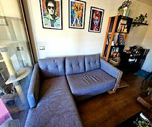 <p>Sofa seccional color gris</p>