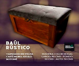 <p>Baúl rústico nuevo</p>