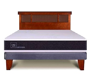 <p>Cama 2 plazas + respaldo</p>