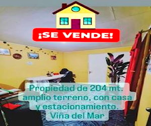 Casa con amplio terreno Viña del Mar