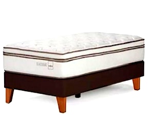 <p>Cama 1,5 plaza Sommier + Colchón</p>