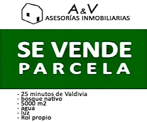 Parcela rol propio 25 min Valdivia