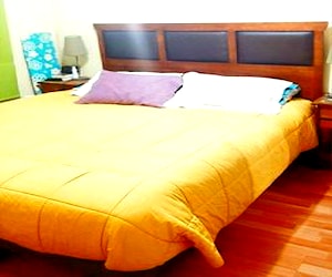 Cama King con respaldo