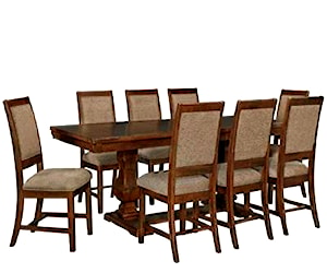 <p>Comedor Windville con extensión y 10 sillas</p>