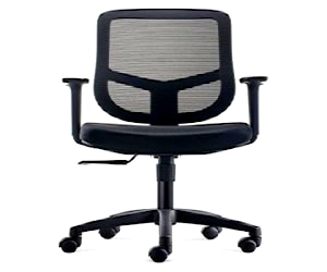 <p>Silla Oficina Nueva Leaf Negra - Form Design</p>