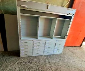 Mueble organizador repisas y cajones