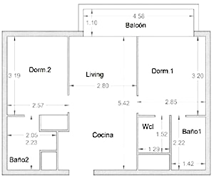 Departamento en BANDERA / GENERAL MACKENNA