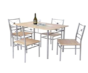 <p>Comedor de cuatro puestos Metalico</p>