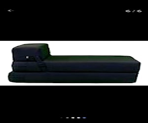 <p>Sofá cama negro 65cm espuma</p>