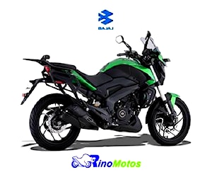 Motocicleta Bajaj Dominar 400 ADV verde