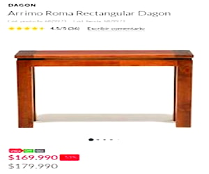 Mesa de arrimo