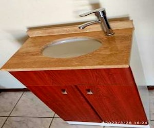 Mueble vanitorio para baño con llave