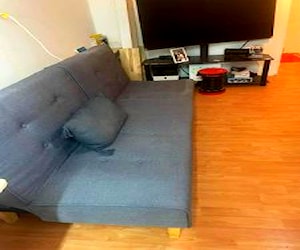 <p>Futon gris</p>