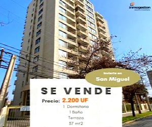 Depto,1 Dorm / SAN MIGUEL / Primera Avenida 1252