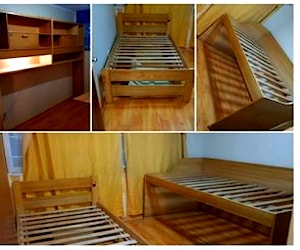 <p>Dos camas más mueble repicero</p>