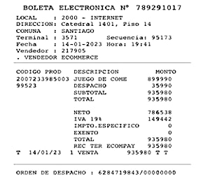 Comedor 8 sillas 