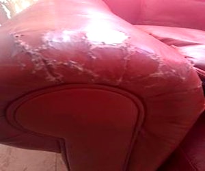 Sofa tevinil tipo ecocuero