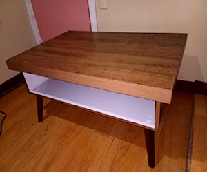 Linda mesa centro de madera