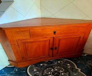 Hermoso mueble esquinero de teka madera solida