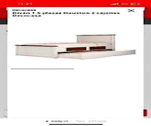 <p>Cama nido de 1.5 plazas NUEVA </p>