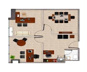 Planta Libre 44,43 M2 1 Baño - 1 Kitchenette