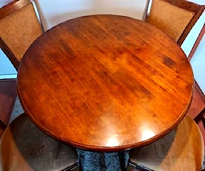 <p>Juego de comedor madera/4 puestos</p>