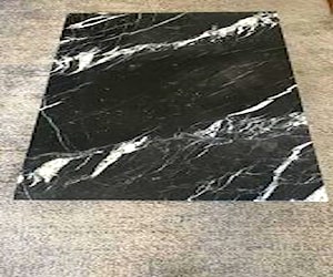 Mesa de centro acero y marmol marquina