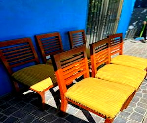 6 sillas de Madera con resortes de Rauli