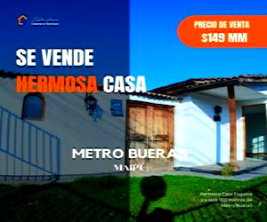 Se Vende Amplica Casa en Maipu I Metro Bueras