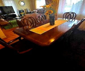 <p>Comedor grande y extensible</p>