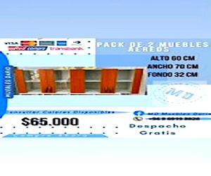 <p>Pack 2 muebles aéreos x$65mil con despacho gratis</p>