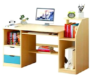 <p>Mesa escritorio para computadora con cajones</p>