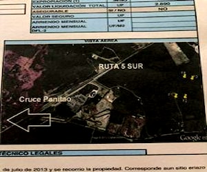 Terreno comercial Aridos 1.72 Hectareas