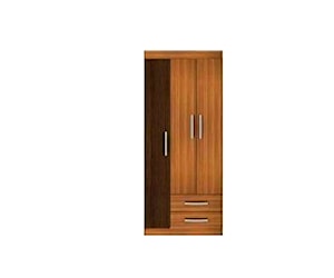 <p>Closet 3 puertas 2 cajones color miel</p>