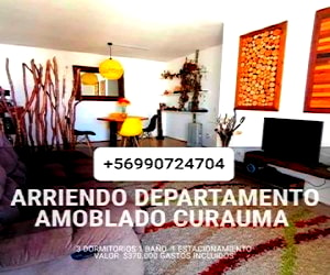 Departamento amoblado en Curauma