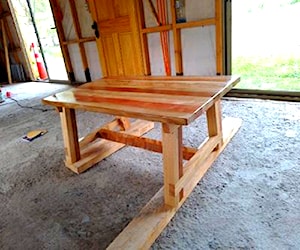 Mesa de centro madera nativa