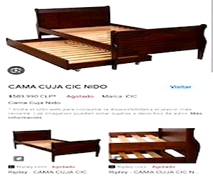 <p>Cama Nido marca CIC con colchones </p>