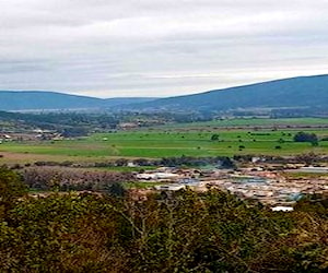 Terreno con vista al valle de Licantén