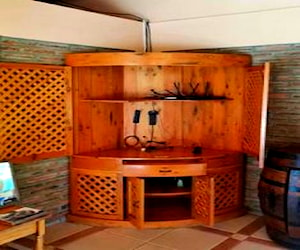 Mueble Bar/ Esquinero de madera pino Oregón