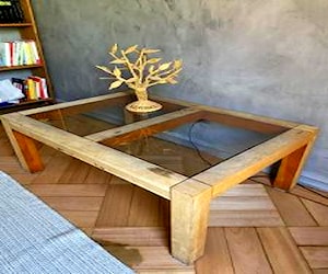 Mesa centro madera